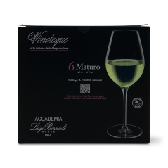 (6ks) Sklenice na bílé víno Vinoteque Maturo, Luigi Bormioli, 490ml