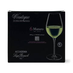 (6ks) Sklenice na bílé víno Vinoteque Maturo, Luigi Bormioli, 490ml