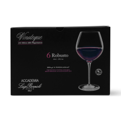 (6ks) Sklenice na červené víno Vinoteque Robusto, Luigi Bormioli, 660ml