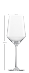 Sklenice na Sauvignon, Zwiesel, Pure, 408ml
